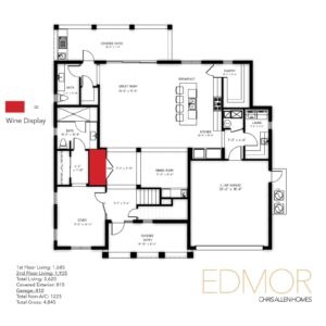 Floorplan 245 Edmor Road, West Palm Beach - Chris Allen Homes